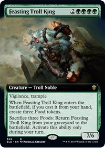 Feasting Troll King (Extended Art) - Foil