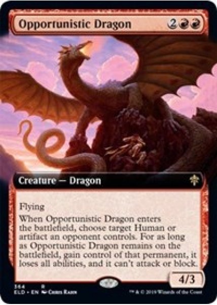 Opportunistic Dragon (Extended Art) - Foil