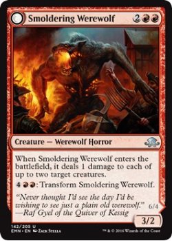 Smoldering Werewolf