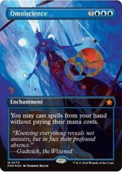 Omniscience (Borderless) (Mana Foil) -