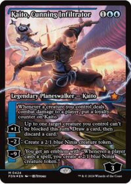 Kaito, Cunning Infiltrator (Showcase) - Foil