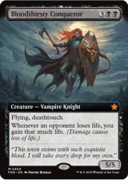 Bloodthirsty Conqueror (Extended Art) - Foil