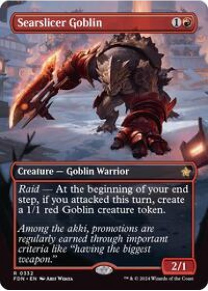 Searslicer Goblin (Borderless)