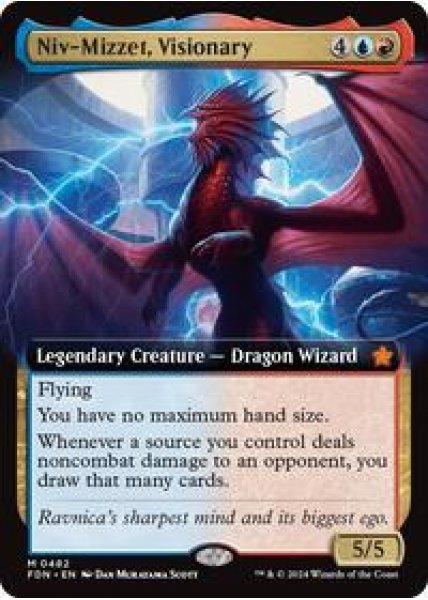 Niv-Mizzet, Visionary (Extended Art)