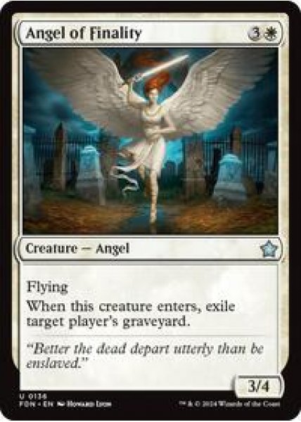 Angel of Finality - Foil