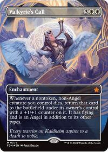 Valkyrie's Call (Borderless) (Mana Foil) -