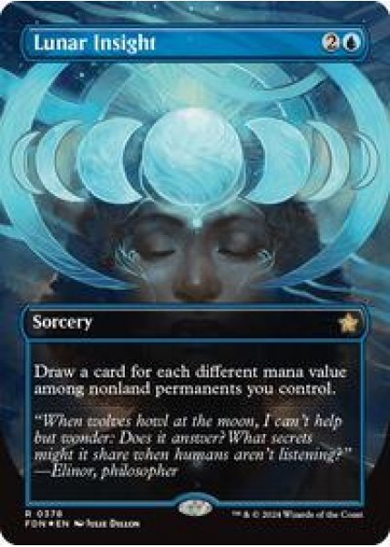 Lunar Insight (Borderless) (Mana Foil) -