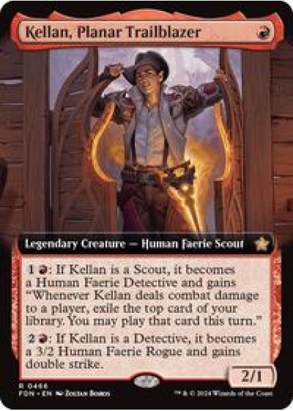 Kellan, Planar Trailblazer (Extended Art) - Foil