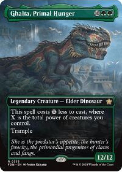 Ghalta, Primal Hunger (Borderless) - Foil