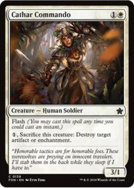 Cathar Commando - Foil