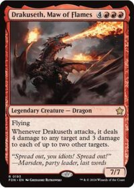 Drakuseth, Maw of Flames - Foil