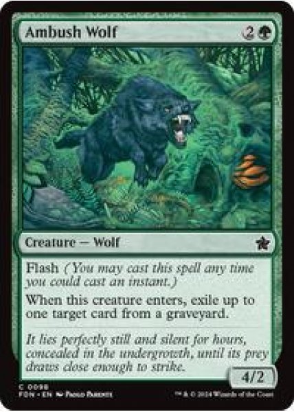 Ambush Wolf - Foil