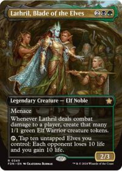 Lathril, Blade of the Elves (Borderless) - Foil