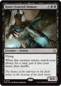 Rune-Scarred Demon - Foil