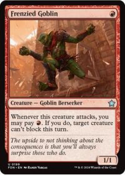 Frenzied Goblin - Foil