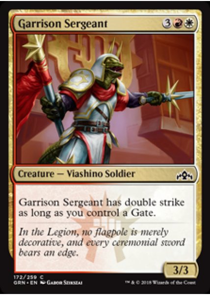 Garrison Sergeant - Foil