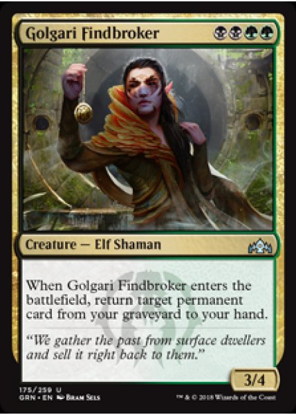 Golgari Findbroker - Foil