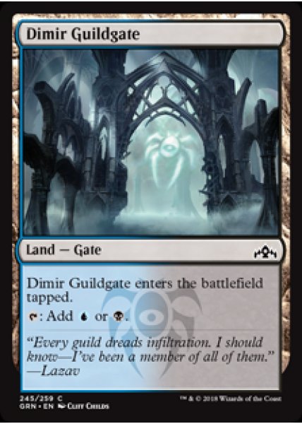 Dimir Guildgate (a) - Foil