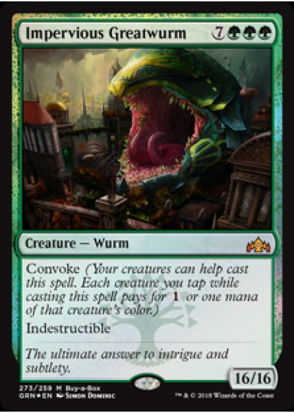 Impervious Greatwurm - Foil