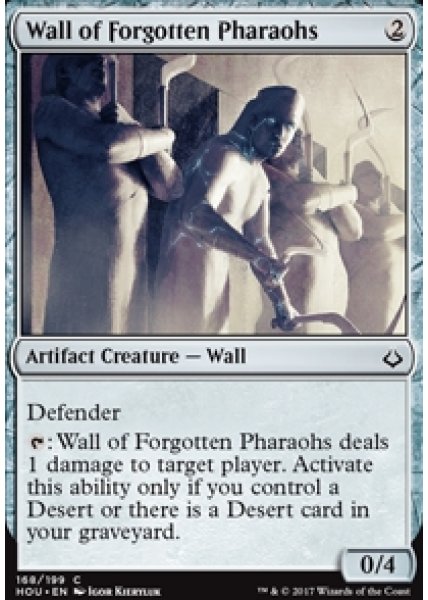 Wall of Forgotten Pharaohs - Foil