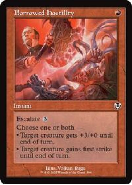 Borrowed Hostility (Retro Frame) - Foil