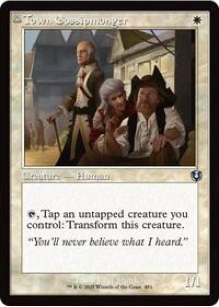 Town Gossipmonger (Retro Frame) - Foil