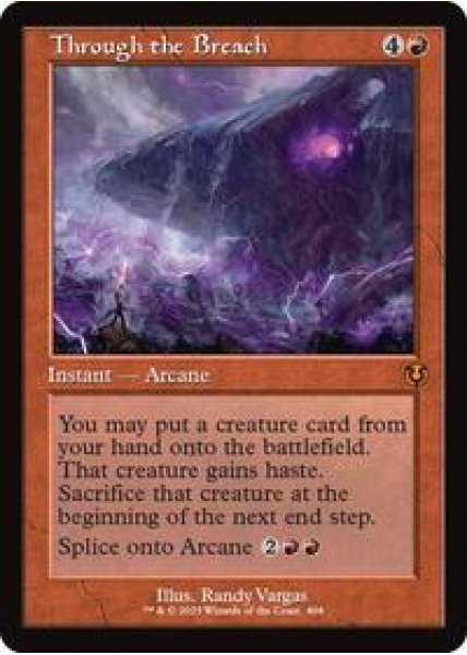 Through the Breach (Retro Frame) - Foil