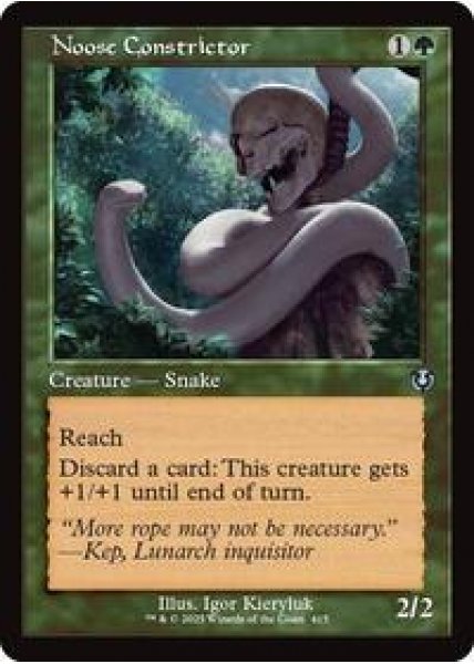 Noose Constrictor (Retro Frame) - Foil