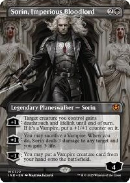 Sorin, Imperious Bloodlord (Borderless)