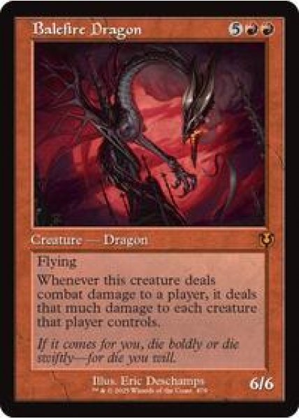 Balefire Dragon (Retro Frame) - Foil