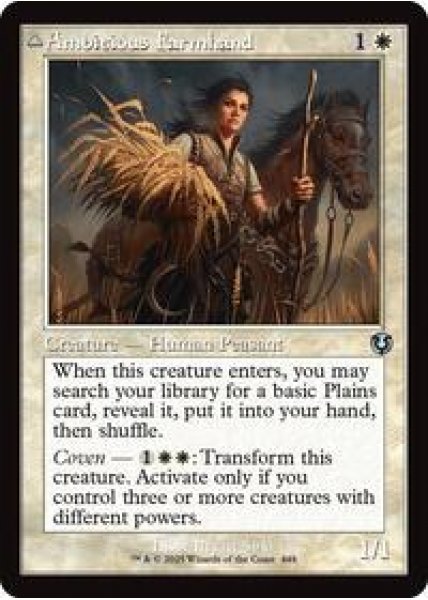 Ambitious Farmhand (Retro Frame) - Foil