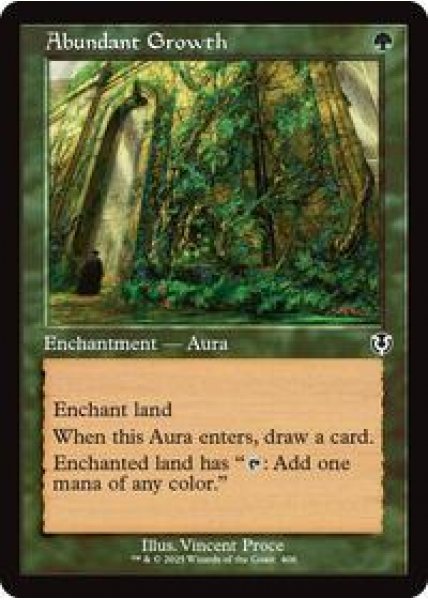 Abundant Growth (Retro Frame) - Foil