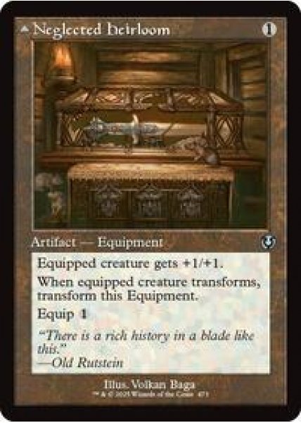 Neglected Heirloom (Retro Frame) - Foil