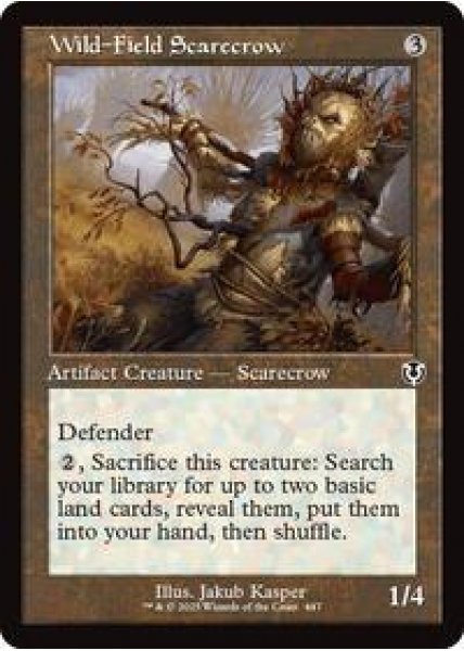 Wild-Field Scarecrow (Retro Frame)