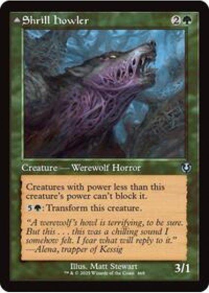 Shrill Howler (Retro Frame) - Foil