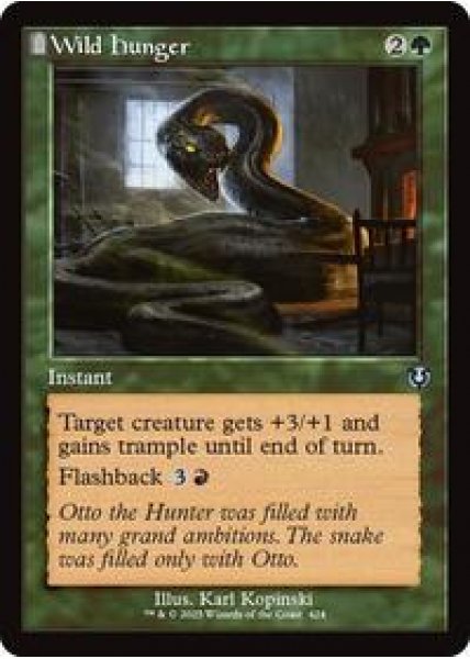 Wild Hunger (Retro Frame) - Foil