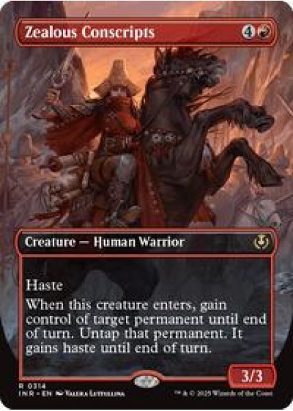 Zealous Conscripts (Borderless) - Foil