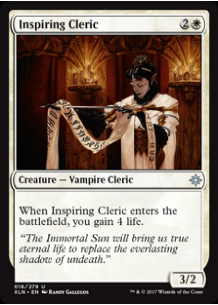 Inspiring Cleric - Foil