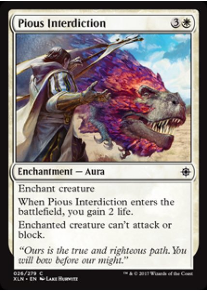 Pious Interdiction - Foil