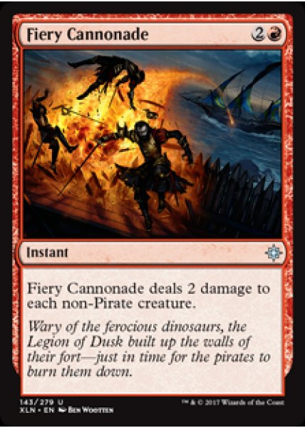 Fiery Cannonade - Foil