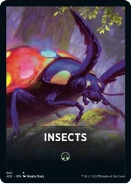 Insects Theme Card