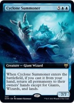 Cyclone Summoner (Extended Art) - Foil