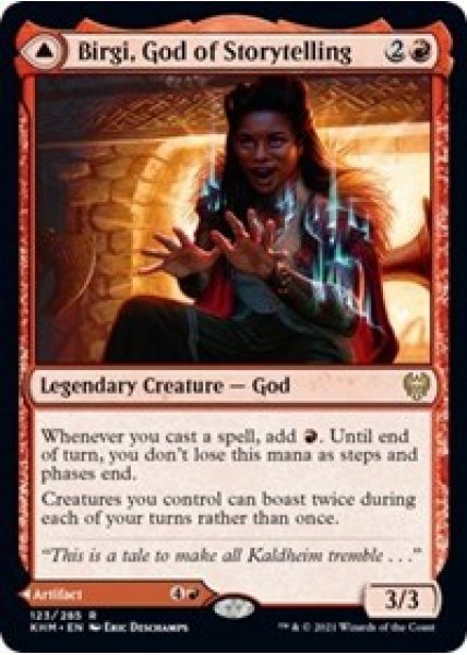 Birgi, God of Storytelling - Foil