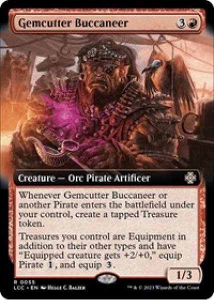 Gemcutter Buccaneer (Extended Art) Foil