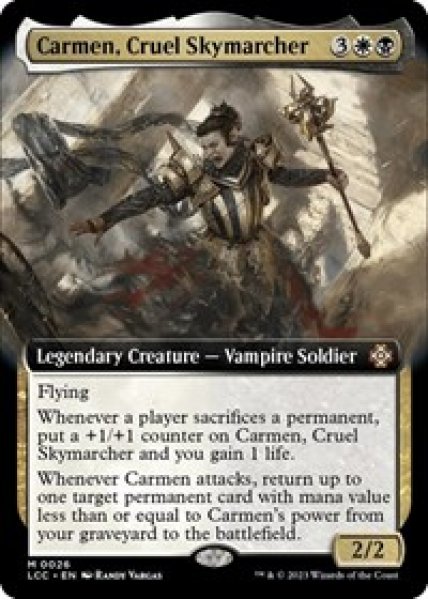 Carmen, Cruel Skymarcher (Extended Art) Foil