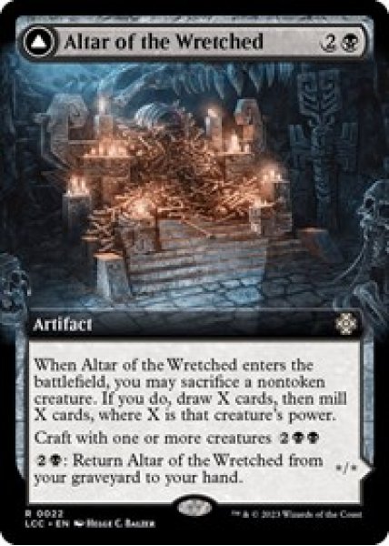 Altar of the Wretched (Extended Art) Foil