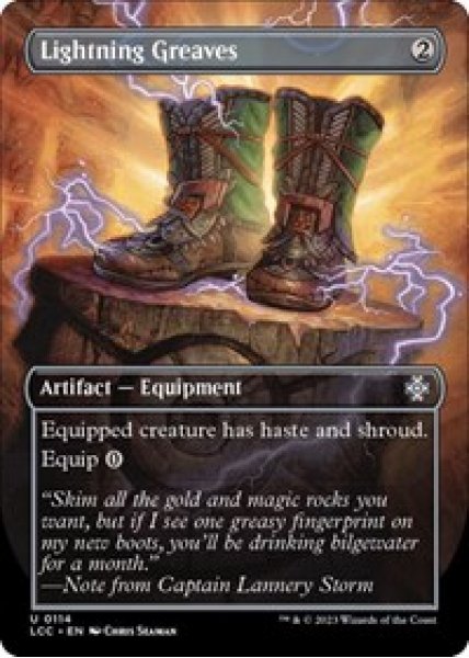 Lightning Greaves (Borderless) Foil