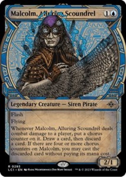 Malcolm, Alluring Scoundrel (Showcase) Foil