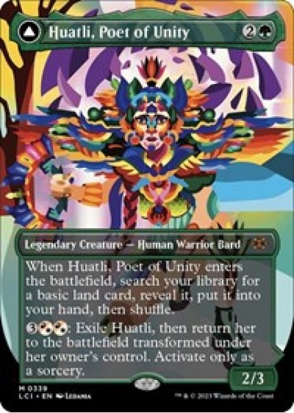 Huatli, Poet of Unity (Borderless) Foil