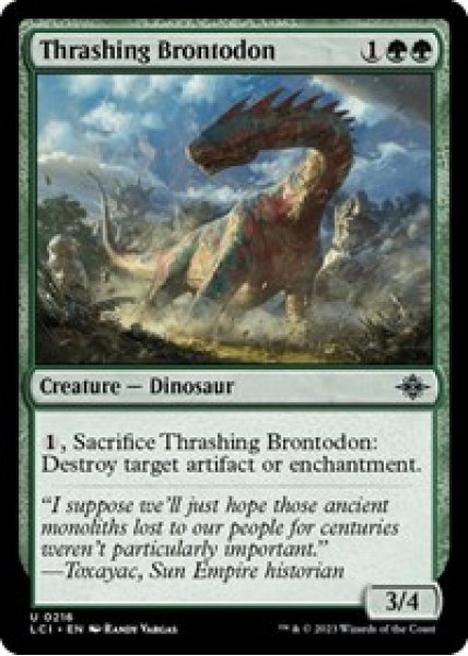 Thrashing Brontodon Foil